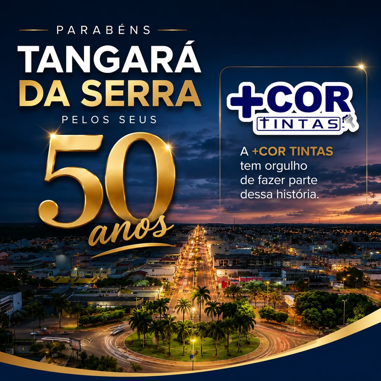 Post +COR Tintas no Instagram